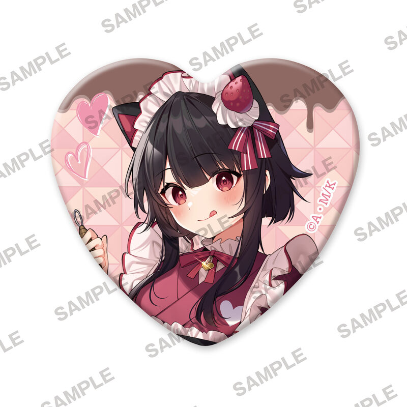 (PO) Kono Subarashii Sekai ni Shukufuku wo! Valentine Fair Original Illustration Heart Can Badge Set Image_3