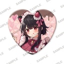 (PO) Kono Subarashii Sekai ni Shukufuku wo! Valentine Fair Original Illustration Heart Can Badge Set Image_3