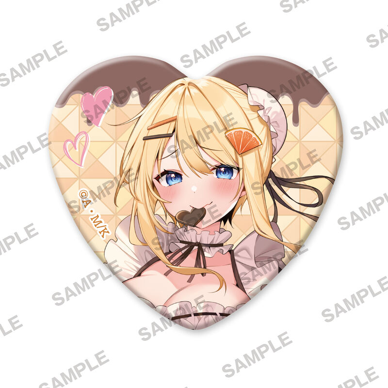 (PO) Kono Subarashii Sekai ni Shukufuku wo! Valentine Fair Original Illustration Heart Can Badge Set Image_4