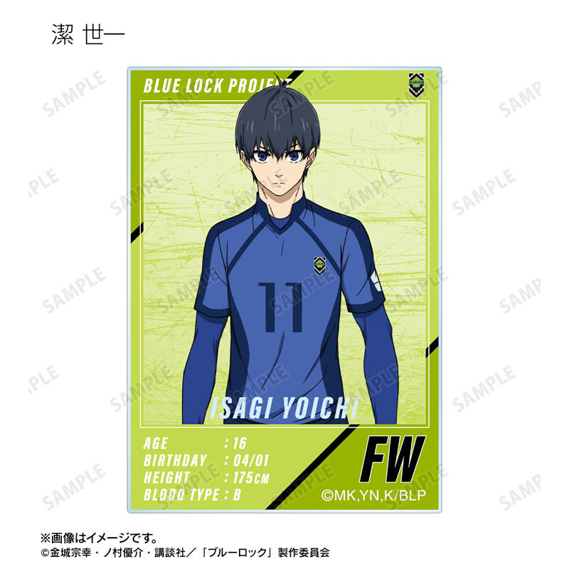(PO) Blue Lock Trading Acrylic Card Player Card Style [BOX] Image_3
