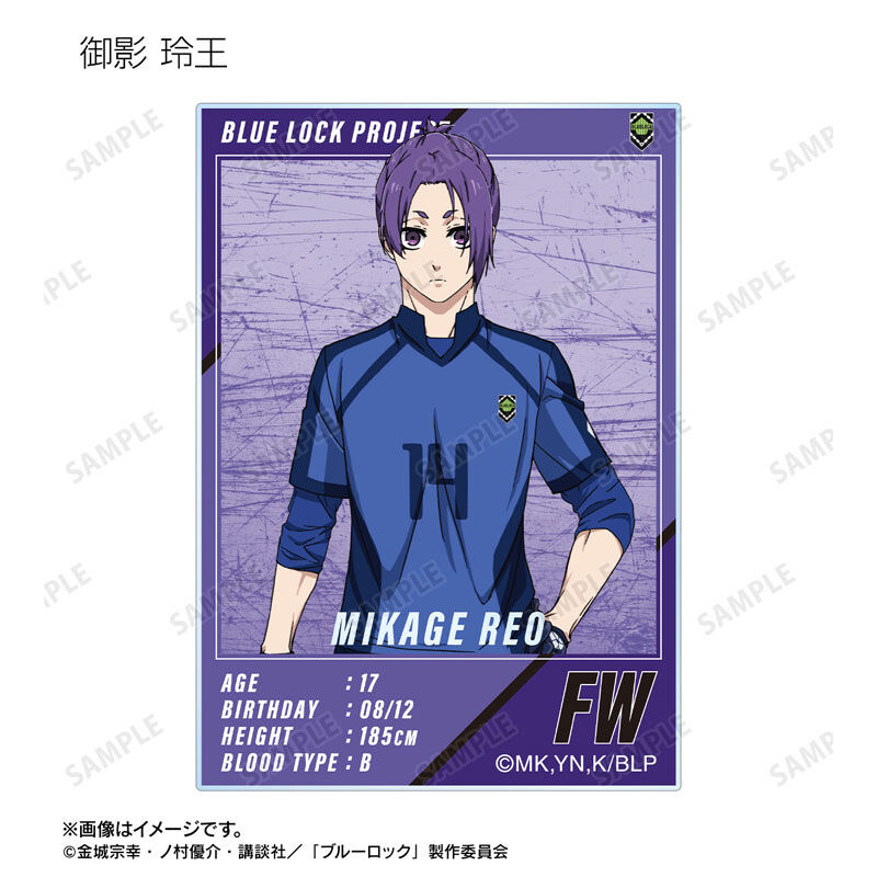 (PO) Blue Lock Trading Acrylic Card Player Card Style [BOX] Image_7