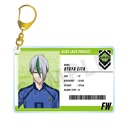 (PO) Blue Lock Otoya Eita Player Card Style Big Acrylic Key Chain Image_2