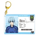 (PO) Blue Lock Hiori Yo Player Card Style Big Acrylic Key Chain Image_2