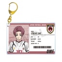 (PO) Blue Lock Itoshi Sae Player Card Style Big Acrylic Key Chain Image_2