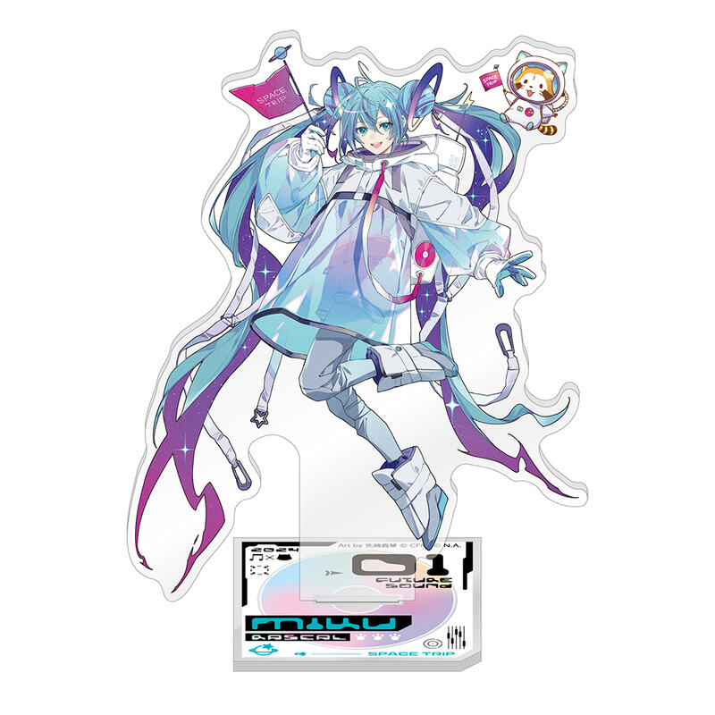 (PO) Hatsune Miku x Rascal the Raccoon 2024 Acrylic Stand Hatsune Miku Image_1