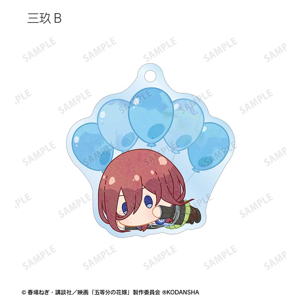(PO) The Quintessential Quintuplets Movie Trading Popoon Acrylic Key Chain [BOX] Image_10