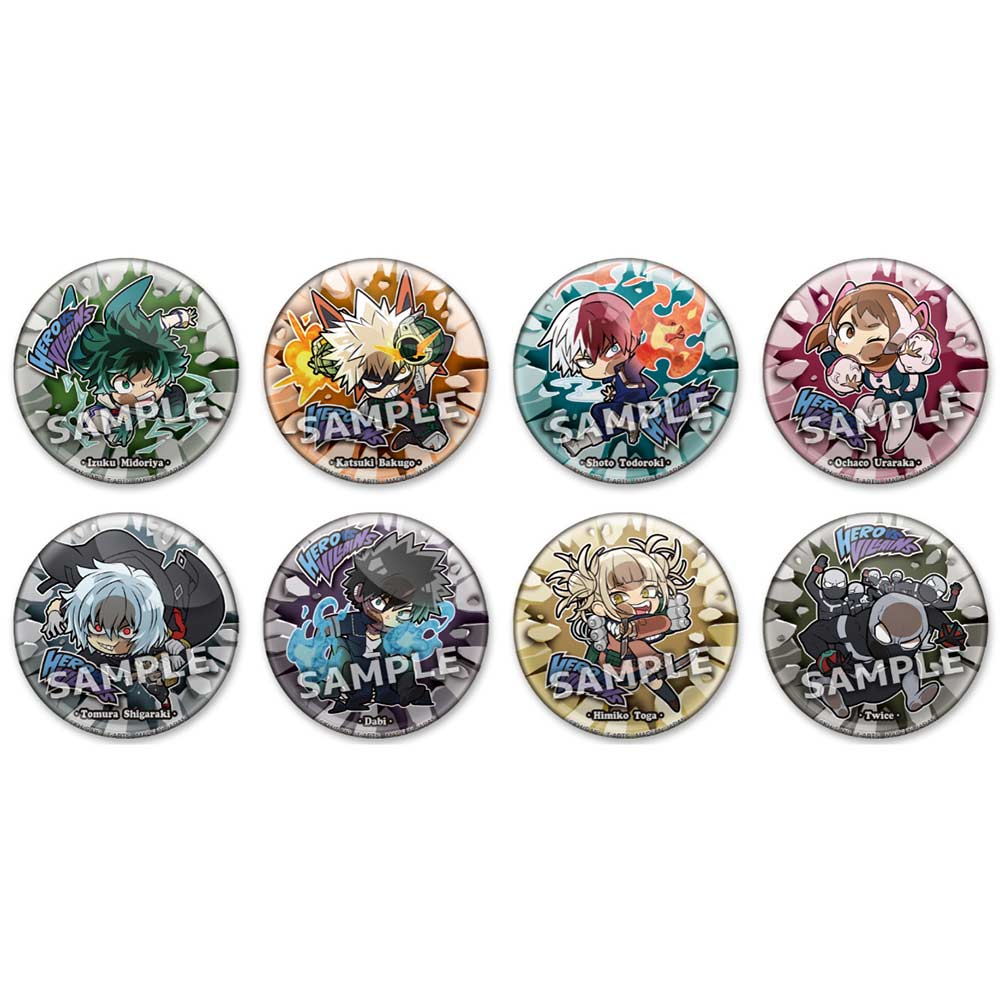 (PO) Pita! Defome My Hero Academia - Hero vs Villains Trading Can Badge [BOX] Image_2
