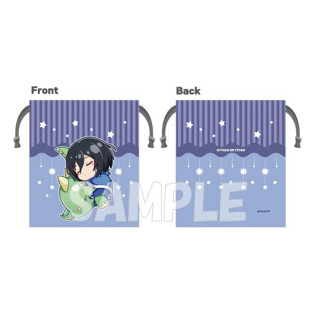 (PO) Attack on Titan GyaoColle Mini Kinchaku - Mikasa Image_1