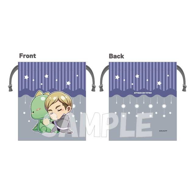 (PO) Attack on Titan GyaoColle Mini Kinchaku - Erwin Image_1