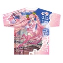 (PO) Hirosaki Sakura Festival 2022 x Sakura Miku Art by Sakanahen Full Graphic T-Shirt (L) Image_2