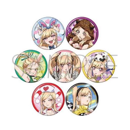 (PO) My Dress-Up Darling Chara Badge Collection Marin Seven Changes Original Illustration [BOX] Image_1