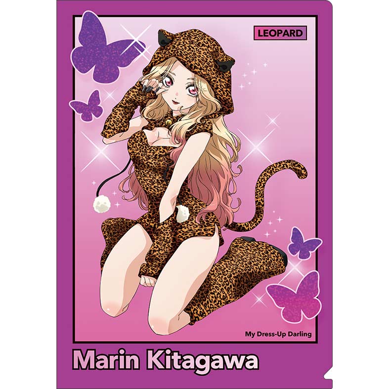 (PO) My Dress-Up Darling Clear File Leopard Original Illustration Image_1