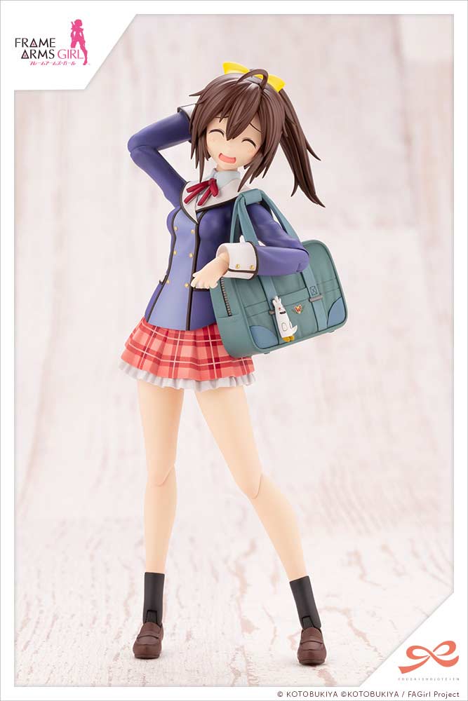(PO) Sousai Shojo Teien x Frame Arms Girl - Gennai Ao Wakaba Girls' High School Winter Clothes Image_6