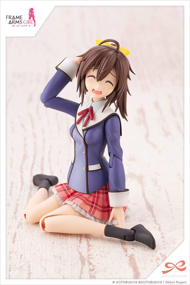 (PO) Sousai Shojo Teien x Frame Arms Girl - Gennai Ao Wakaba Girls' High School Winter Clothes Image_7