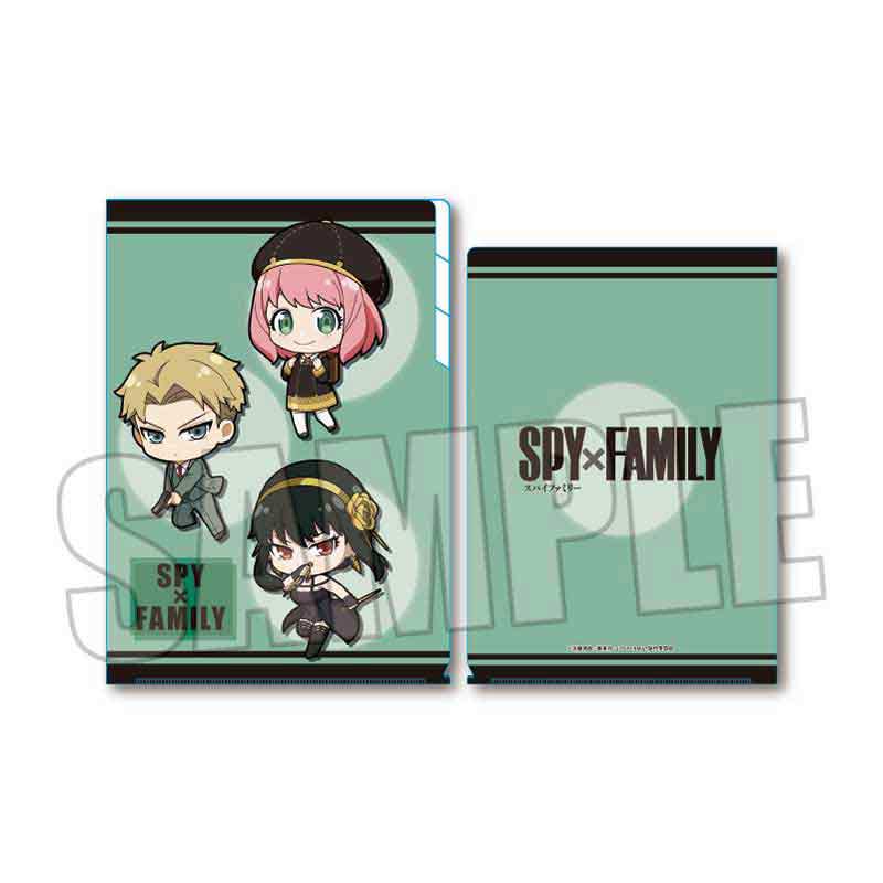(PO) TEKUTOKO Clear File 3 Pockets SPY x FAMILY Green Image_1