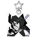 (PO) Bleach my Sword, My Soul Acrylic Key Chain Rukia Kuchiki (Monochrome) Image_1