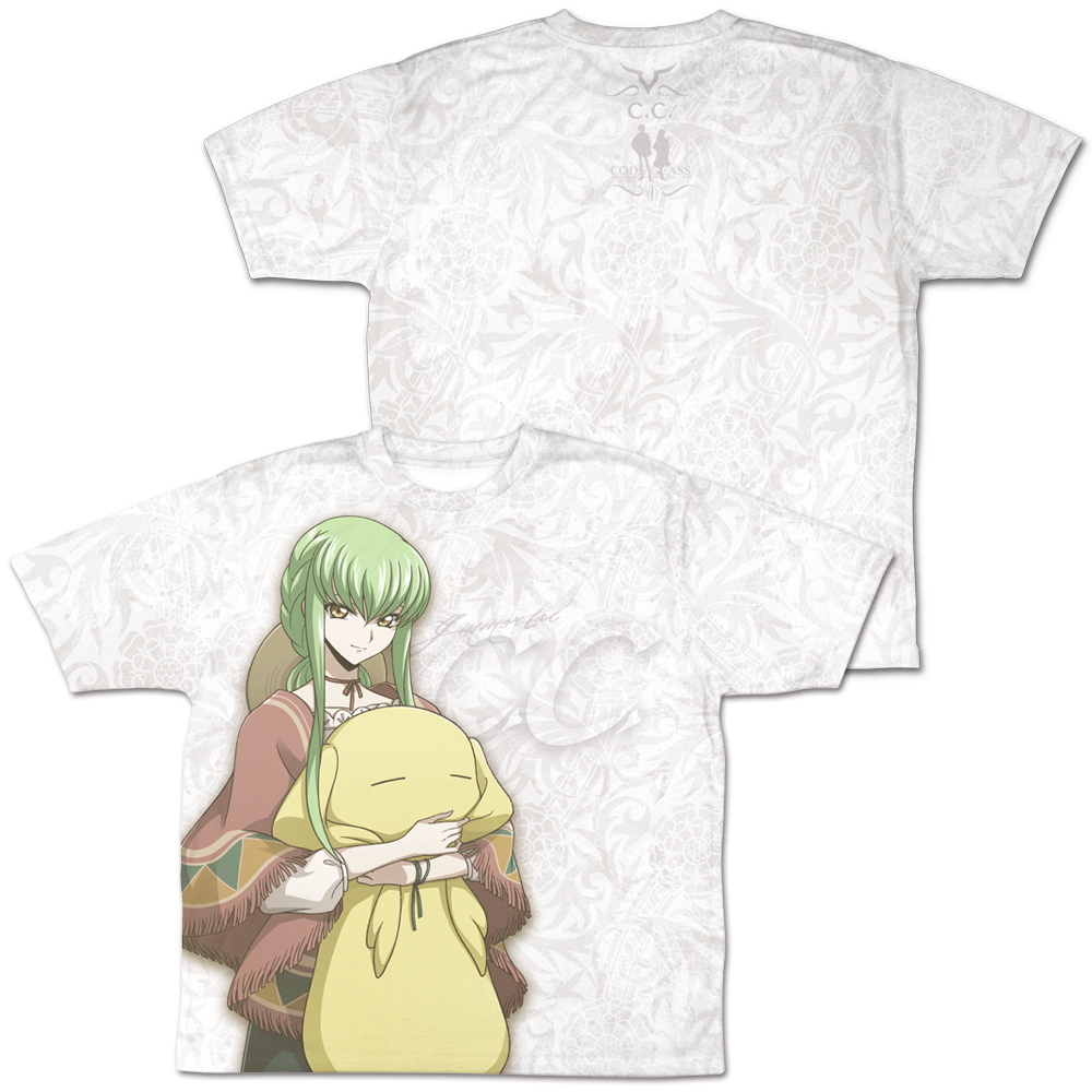 (PO) Code Geass Lelouch of the Rebellion C.C. Double Sided Full Graphic T-Shirt (S) Image_3