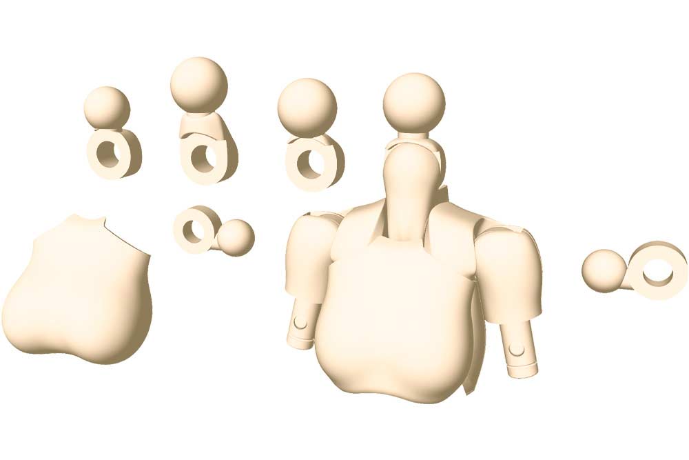 (PO) Megami Device M.S.G 01 Tops Set Skin Color A (Re-issue) Image_9