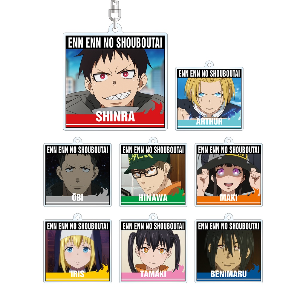 (PO) Fire Force Trading Acrylic Key Chain [BOX] Image_2