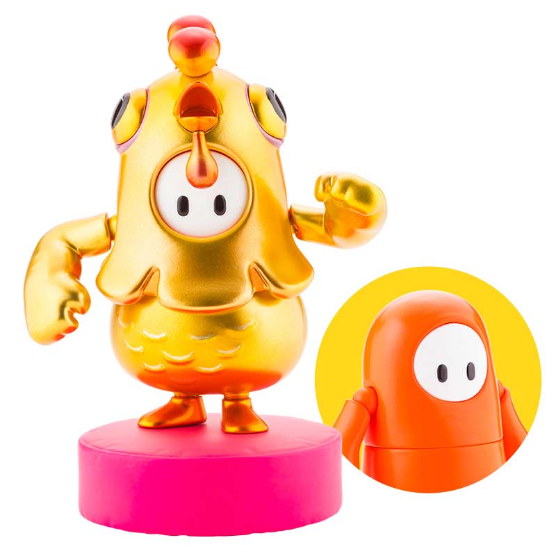 (PO) Fall Guys: Ultimate Knockout Action Figure Legendary Edition: Orangeade/Golden Chicken ?Costume (kotobukiya Shop exclusive) Image_2