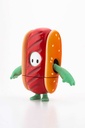(PO) Fall Guys: Ultimate Knockout Action Figure Pack 03 Mint Chocolate x Hot Dog ?Costume Image_14