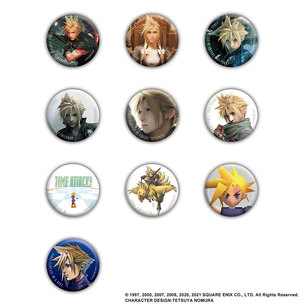 (PO) Final Fantasy VII 25th Can Badge Collection Cloud Strife Vol. 2 [BOX] Image_1