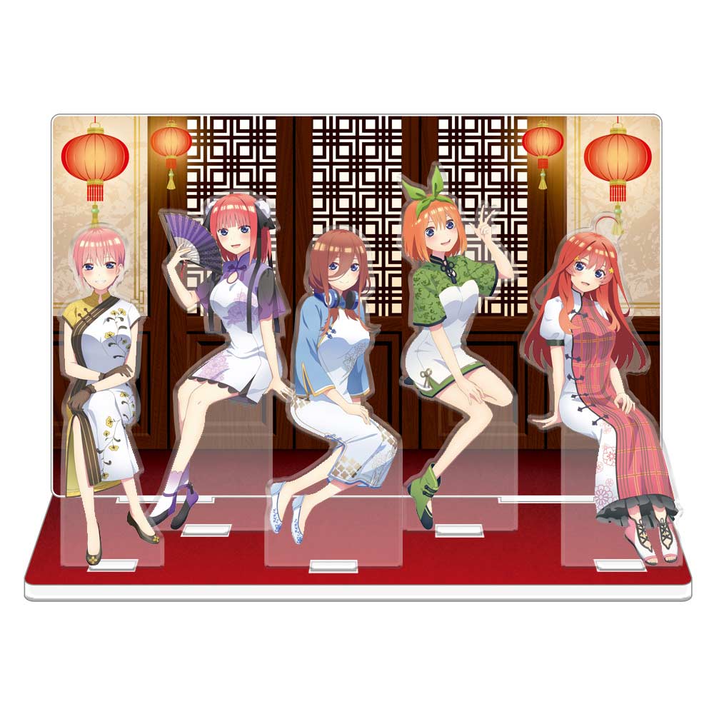 (PO) The Quintessential Quintuplets Movie Acrylic Diorama A Chinese Outfit Ver. Image_1