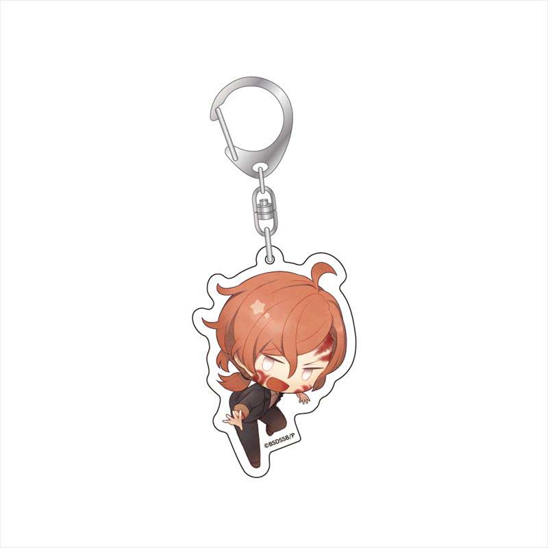 (PO) Bungo Stray Dogs on Stage Storm Bringer Deformed Keychain - Nakahara Chuya Ojoku Ver. Image_1