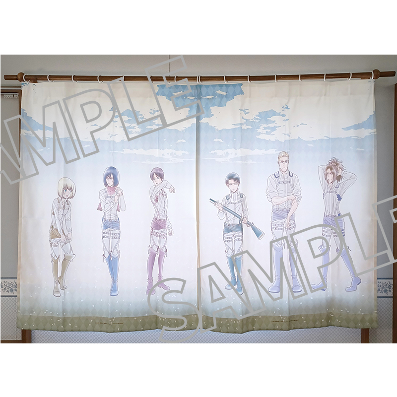 (PO) Attack on Titan Double-sided Curtain Image_2