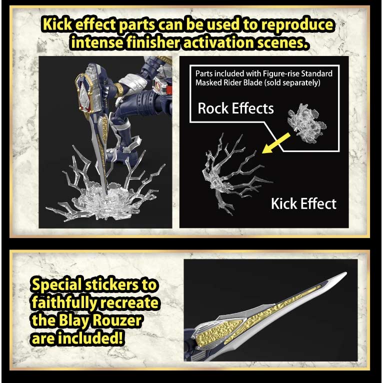 (PO) Figure-rise Standard Kamen Rider Blade Effect Parts set (P Bandai exclusive) Image_5