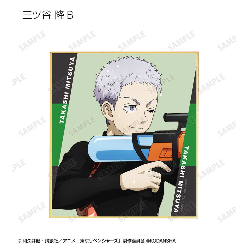 (PO) Tokyo Revengers Original Illustration Water Gun Battle Ver. Trading Mini Shikishi [BOX] Image_14