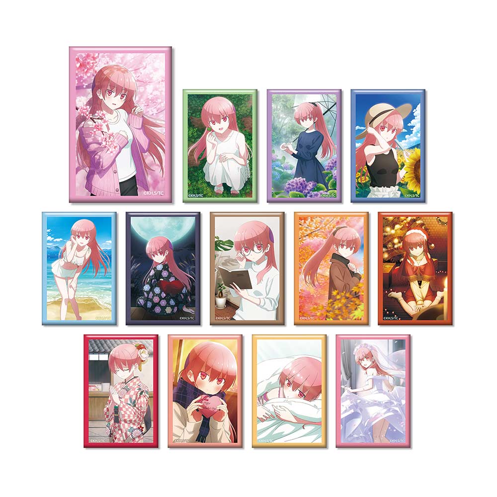 (PO) Fly Me To The Moon Original Illustration Yuzaki Tsukasa Project Trading Square Can Badge[BOX] Image_2