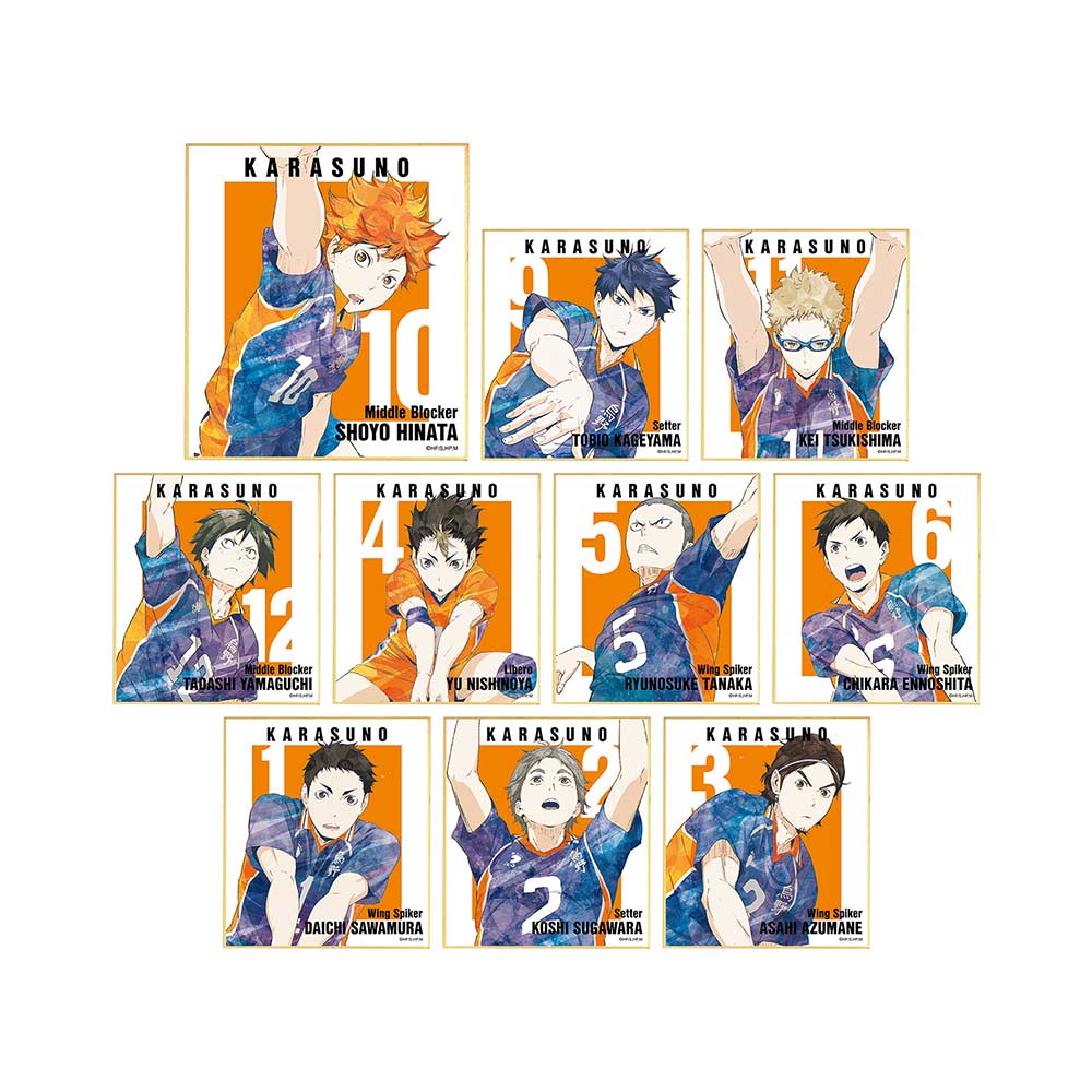 (PO) Haikyu!! Trading Ani-Art Vol. 3 Mini Shikishi [BOX] Image_2