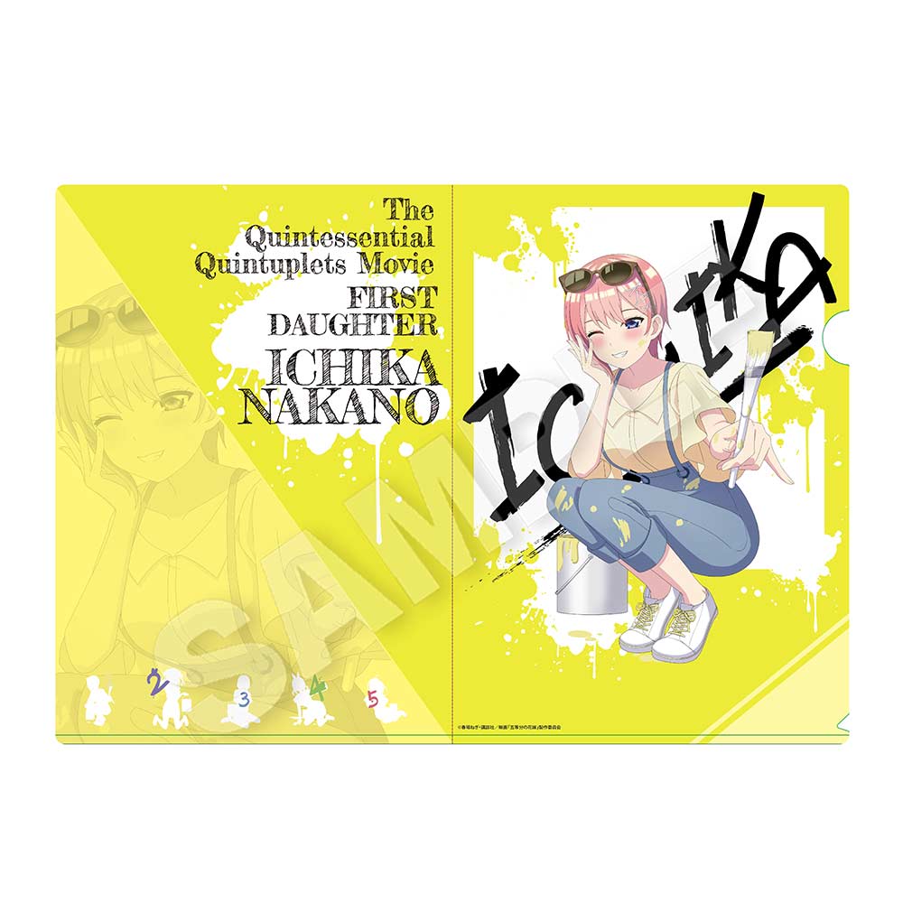 (PO) The Quintessential Quintuplets Movie Clear File GRAFFITI GIRL Ver. - Nakano Ichika Image_1