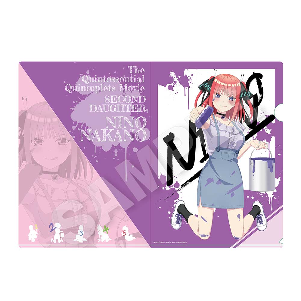 (PO) The Quintessential Quintuplets Movie Clear File GRAFFITI GIRL Ver. - Nakano Nino Image_1