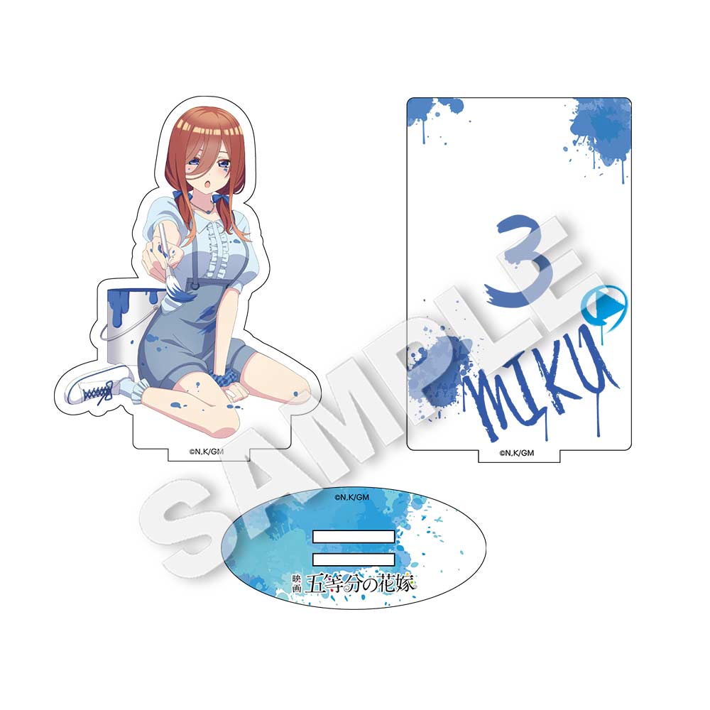 (PO) The Quintessential Quintuplets Movie Acrylic Stand GRAFFITI GIRL Ver. - Nakano Miku Image_1