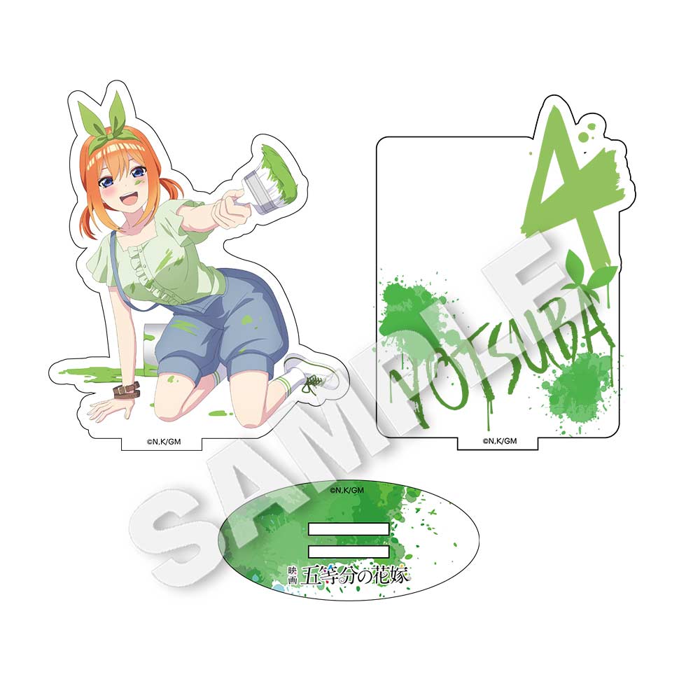 (PO) The Quintessential Quintuplets Movie Acrylic Stand GRAFFITI GIRL Ver. - Nakano Yotsuba Image_1