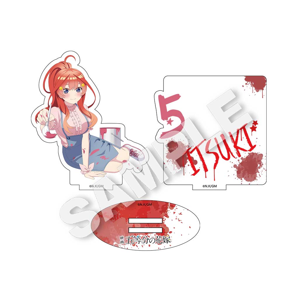 (PO) The Quintessential Quintuplets Movie Acrylic Stand GRAFFITI GIRL Ver. - Nakano Itsuki Image_1