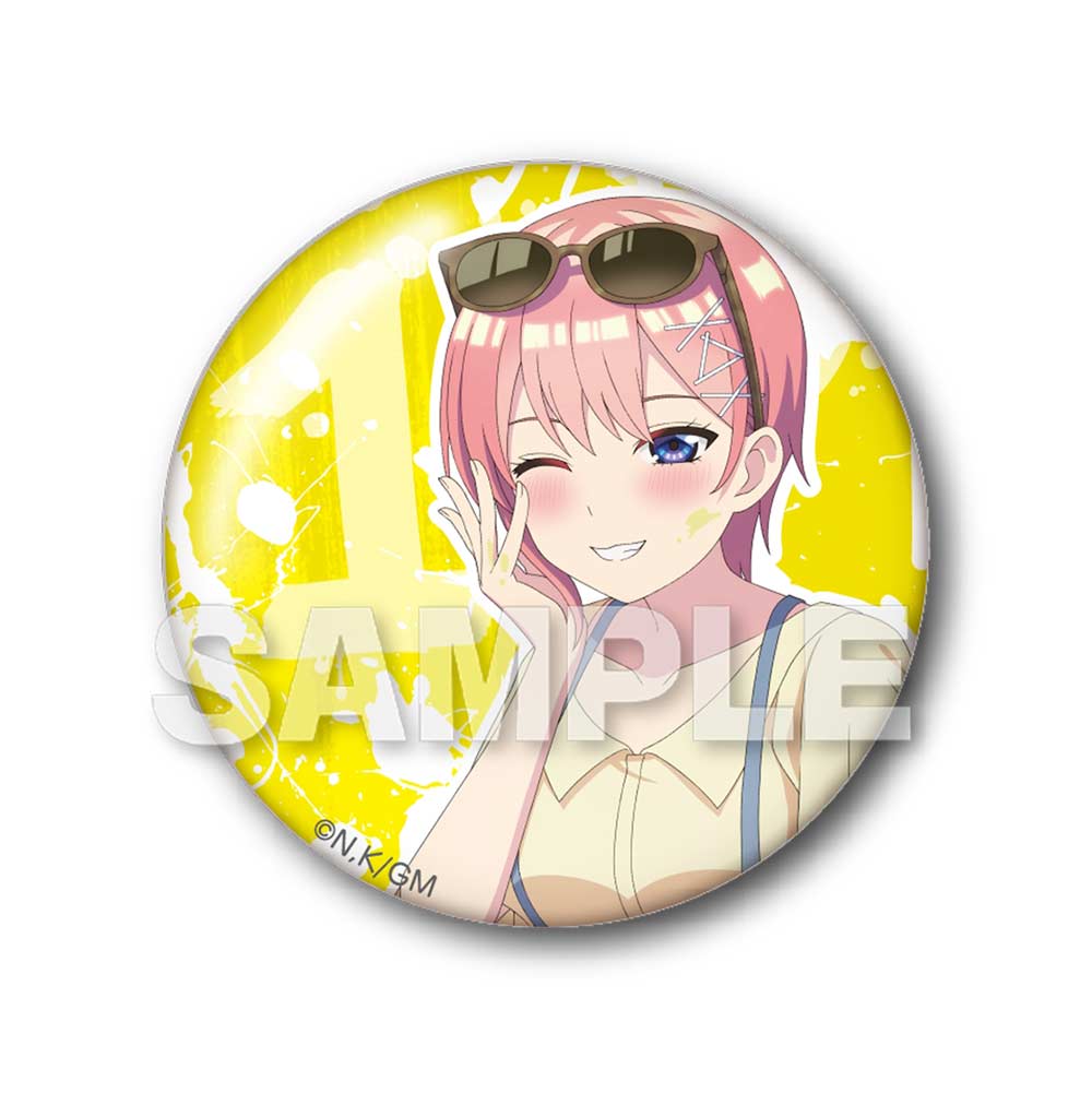 (PO) The Quintessential Quintuplets Movie Can Badge GRAFFITI GIRL Ver. - Nakano Ichika Image_1