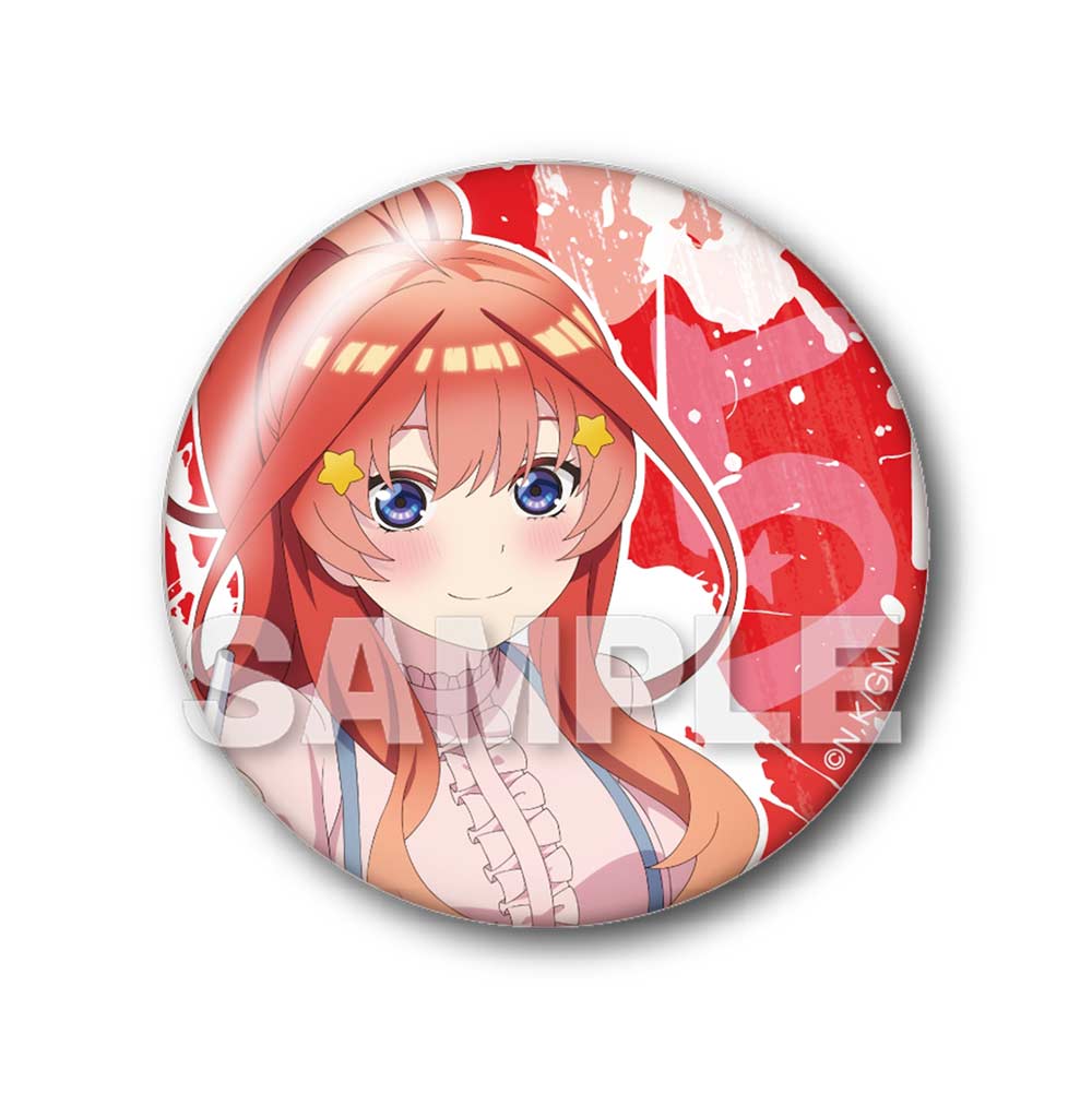 (PO) The Quintessential Quintuplets Movie Can Badge GRAFFITI GIRL Ver. - Nakano Itsuki Image_1