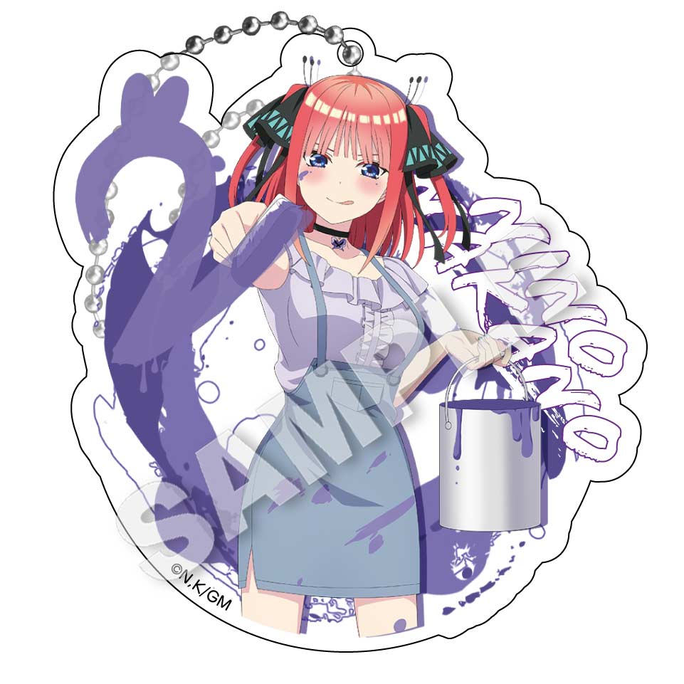 (PO) The Quintessential Quintuplets Movie Acrylic Key Chain GRAFFITI GIRL Ver. - Nakano Nino Image_1