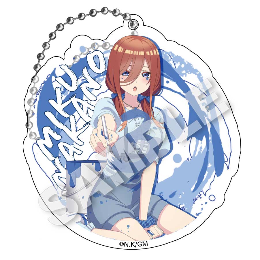 (PO) The Quintessential Quintuplets Movie Acrylic Key Chain GRAFFITI GIRL Ver. - Nakano Miku Image_1