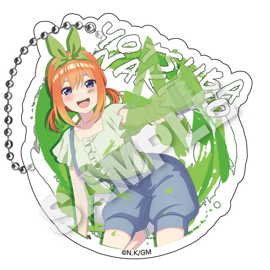 (PO) The Quintessential Quintuplets Movie Acrylic Key Chain GRAFFITI GIRL Ver. - Nakano Yotsuba Image_1