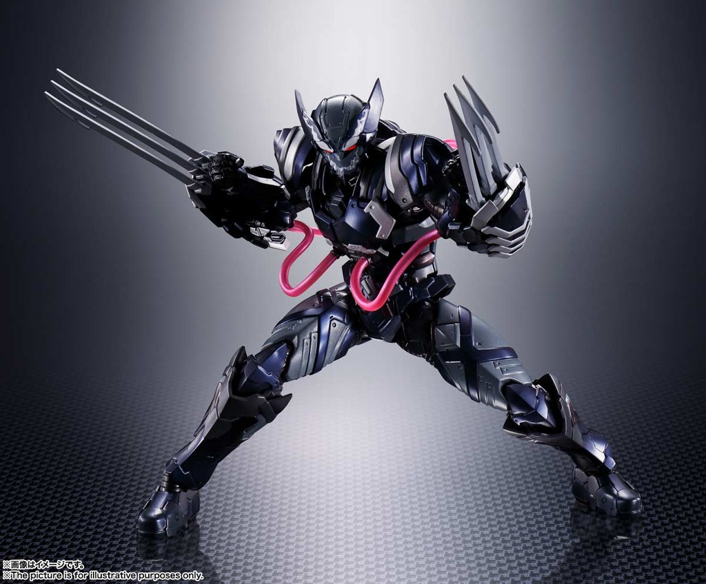 (PO) S.H.Figuarts Venom Symbiote Wolverine (Tech on Avengers) Image_7