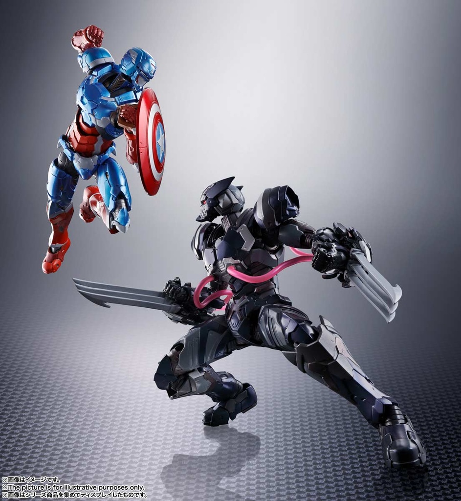 (PO) S.H.Figuarts Venom Symbiote Wolverine (Tech on Avengers) Image_13