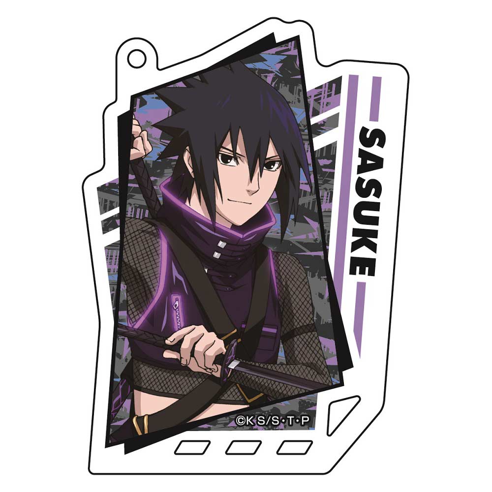 (PO) Naruto Shippuden Vol. 2 Original Illustration Acrylic Key Chain - Sasuke Image_1