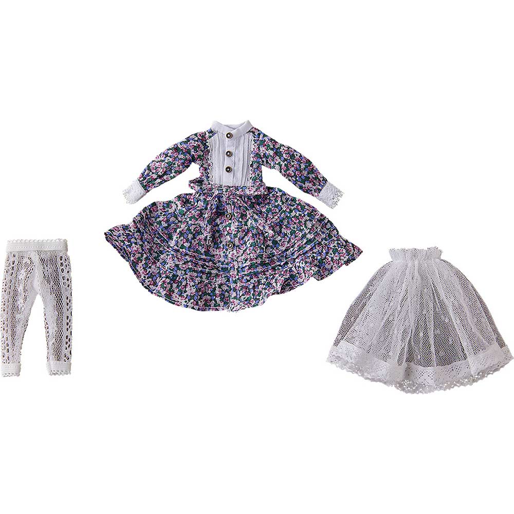 (PO) Harmonia humming Special Outfit Series (Flower Print Dress Blue) Designed by SILVER BUTTERFLY Image_1