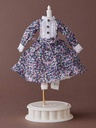 (PO) Harmonia humming Special Outfit Series (Flower Print Dress Blue) Designed by SILVER BUTTERFLY Image_3