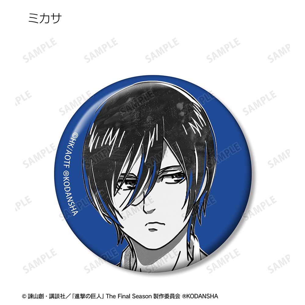 (PO) Attack on Titan Trading Ani-Art BLACK LABEL Can Badge Ver. A [BOX] Image_4