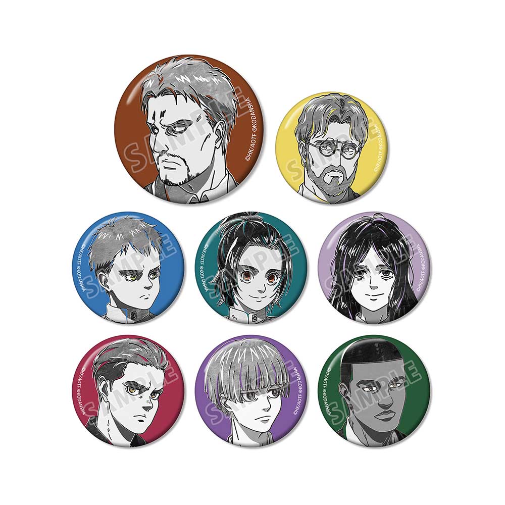 (PO) Attack on Titan Trading Ani-Art BLACK LABEL Can Badge Ver. B [BOX] Image_2
